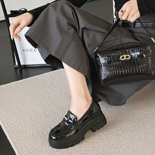 珂卡芙2025春季厚底乐福鞋1516A0211