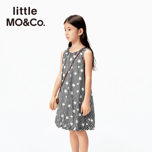little moco童装 女童 背心无袖 花苞连衣裙KBE2DRS026