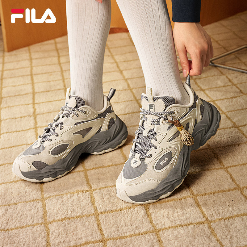 松塔鞋|FILA 斐乐官方女鞋PIGNA老爹鞋2026秋季新款F12W632143F