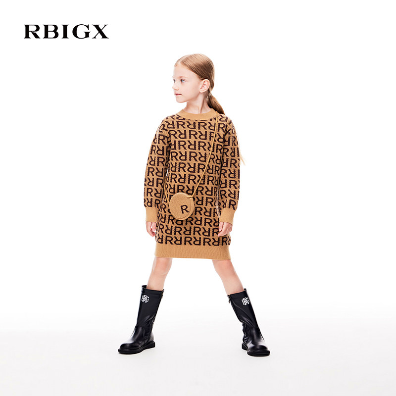 RBIGX/瑞比克针织连衣裙LY3DR2770