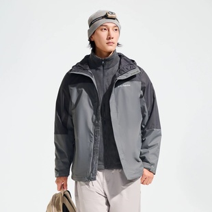 哥伦比亚三合一男装防风保暖户外夹克抓绒内胆外套WE3321