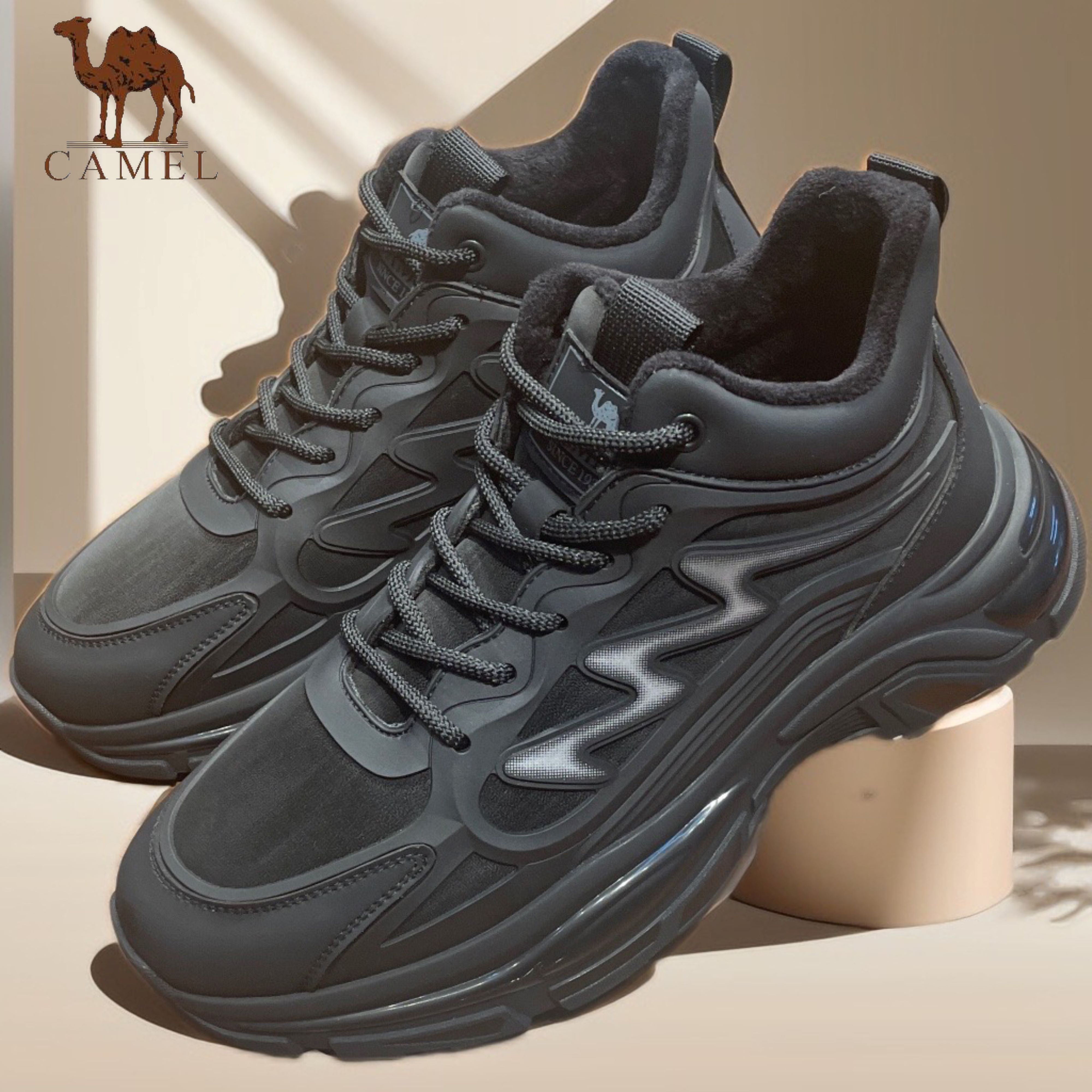 Camel/骆驼男式休闲运动加绒鞋ZQ14W220612