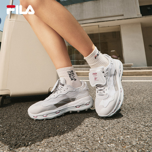 FILA斐乐女鞋KM2老爹鞋运动鞋2025秋季新款老爹鞋F12W533121F