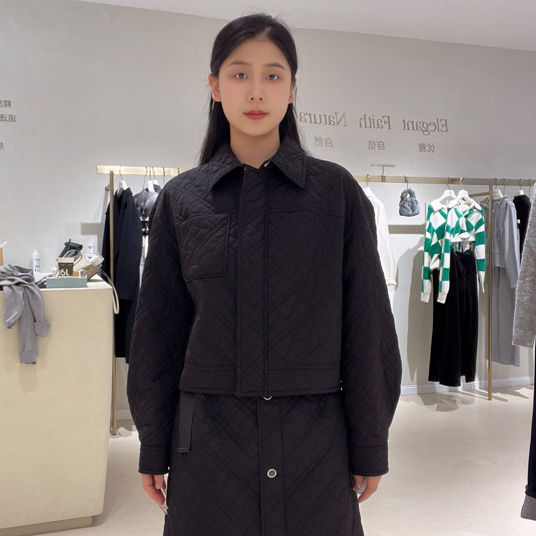 伊芙丽 女士休闲时尚外套1EA180231-1
