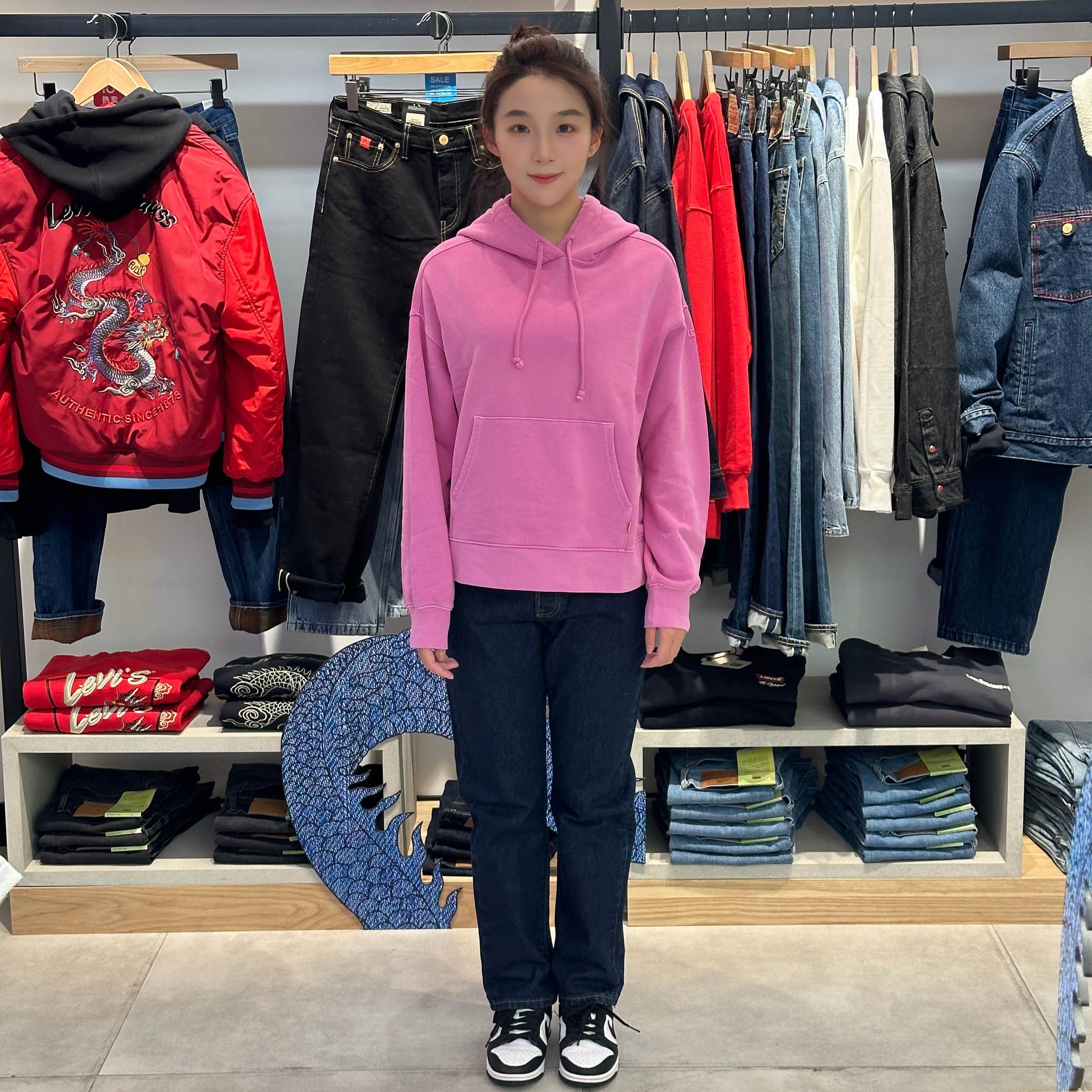 levis/李维斯女装501牛仔裤12501-0384
