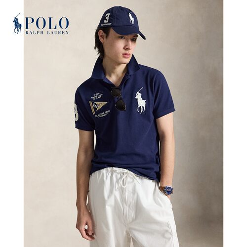 Ralph Lauren/拉夫劳伦男装 Big Pony2粒扣Polo衫MNPOKNI1N824138