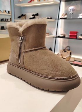 索菲娅圆头雪地棉短靴SFD411A213