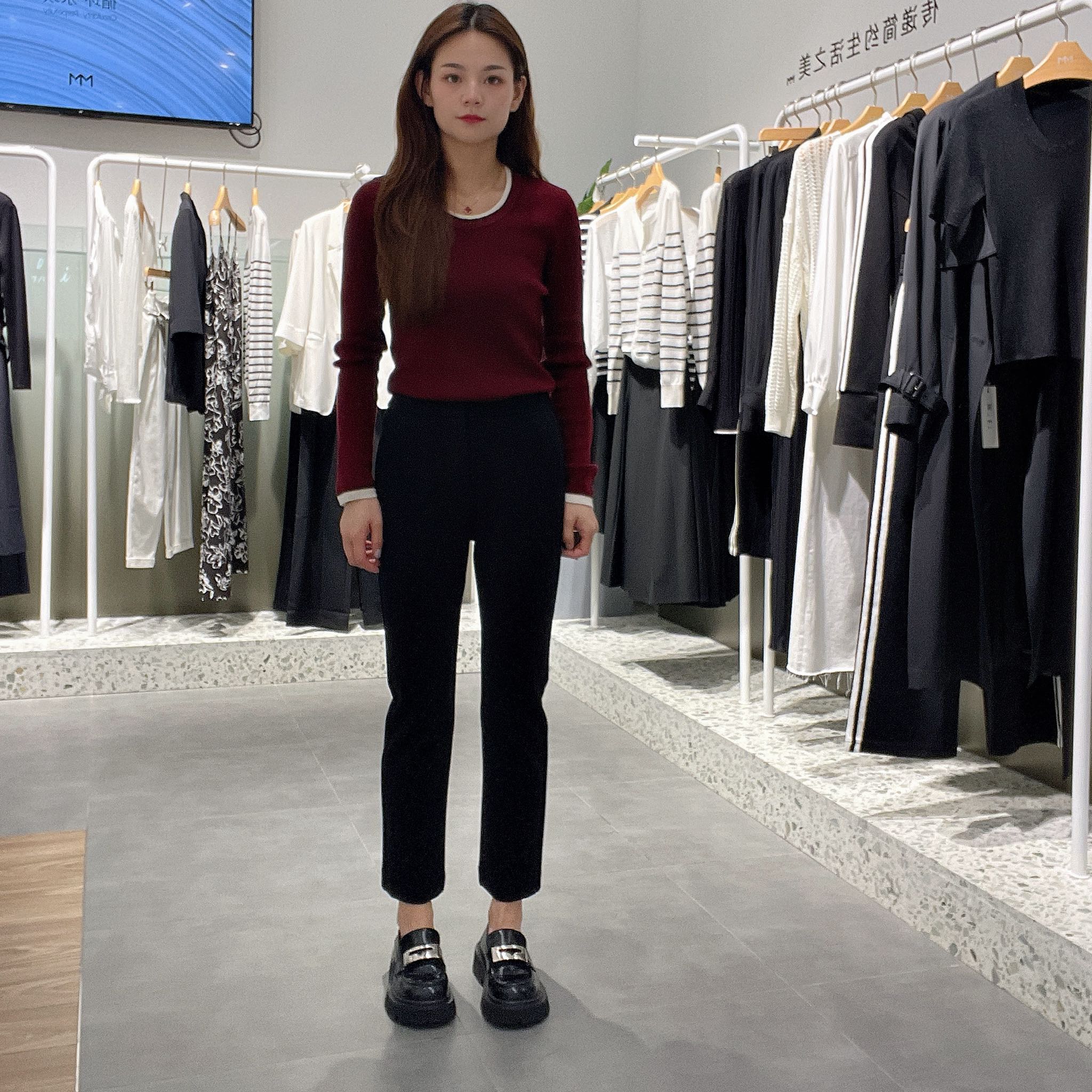 麦檬 女士简约时尚休闲裤5998253821