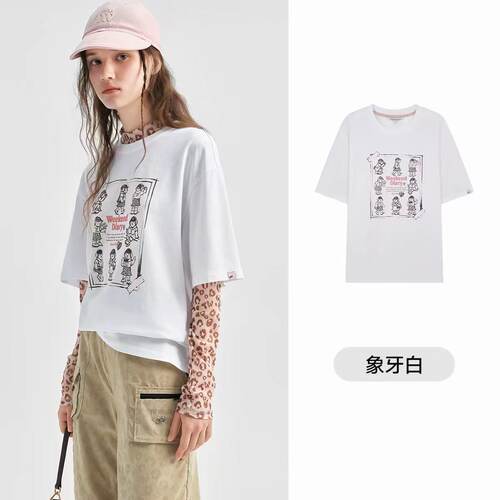 Teenie Weenie女士时尚简约T恤TTRW26A37A240K