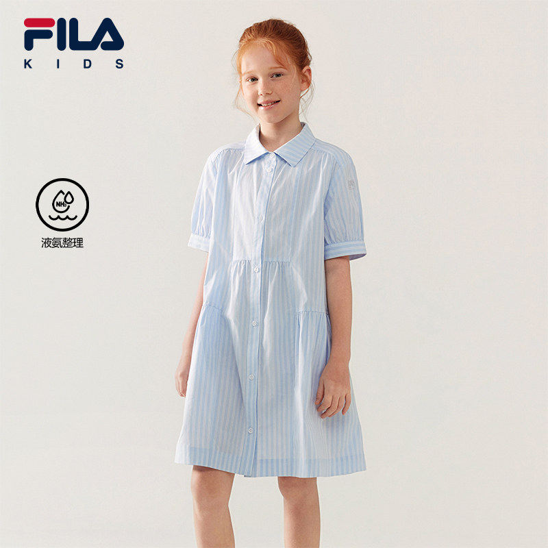 【液氨整理】FILA斐乐儿童童装连衣裙2026年夏女中大童K12G622310