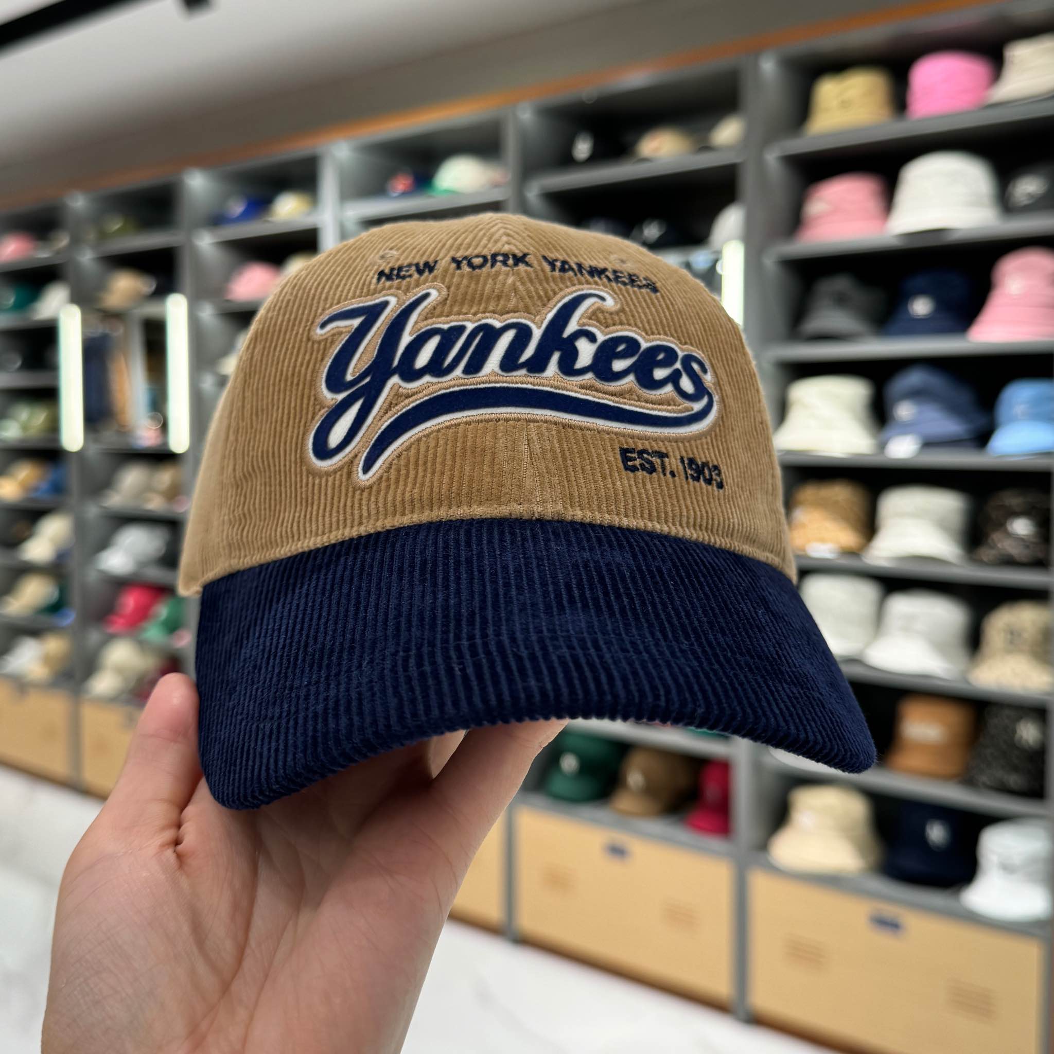 MLB男女同款简约时尚帽子3ACPVC146