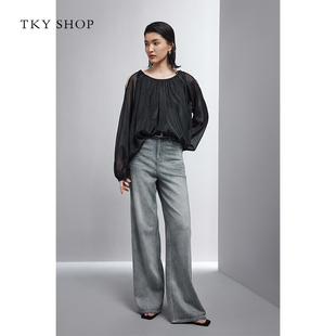 TKY SHOP女士时尚休闲衬衫10H1JA03N004