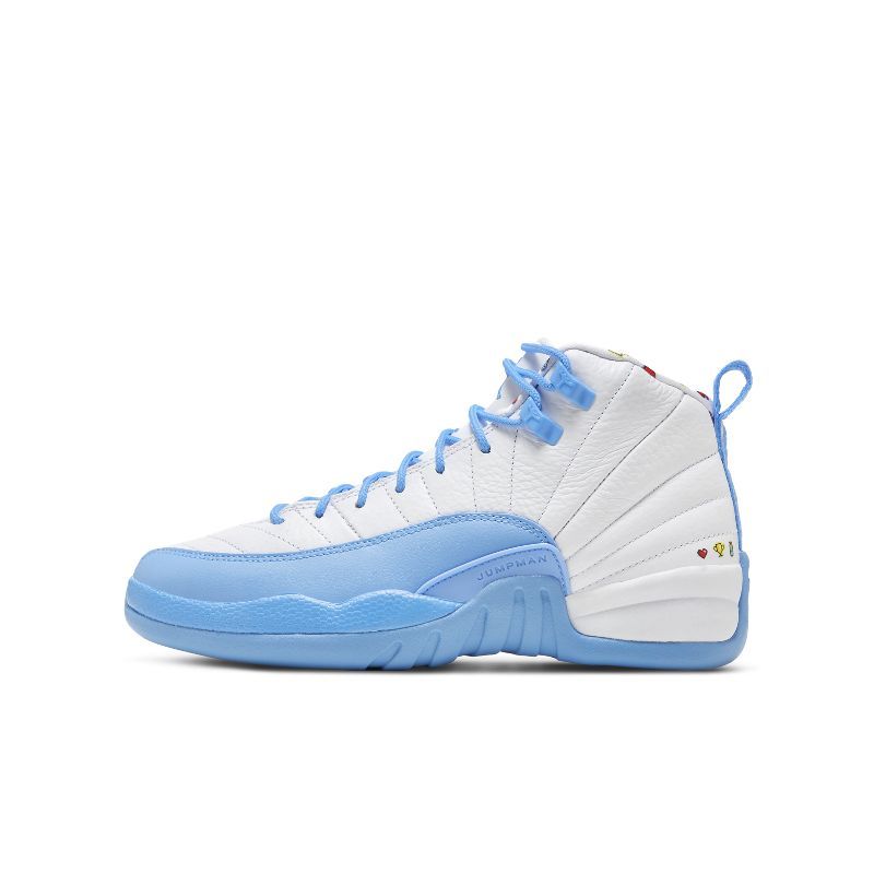 Air Jordan 12 GS AJ12大学蓝北卡蓝高帮休闲篮球鞋DQ4365-114