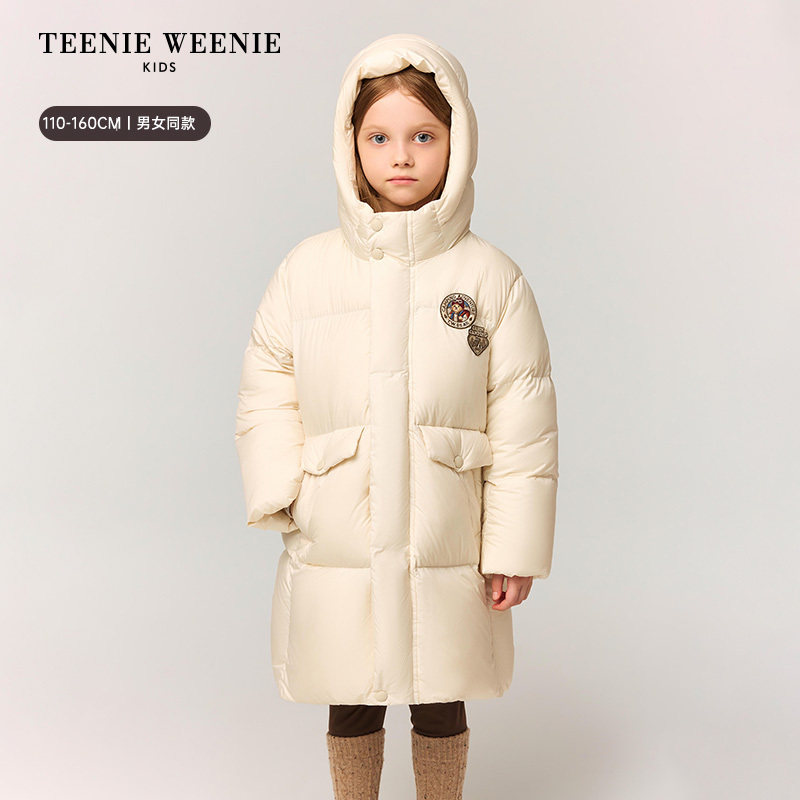TeenieWeenie Kids小熊童装 男女童中长 羽绒服
