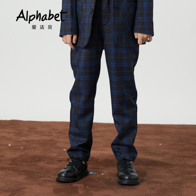 Alphabet爱法贝秋季男童混合色礼服西装西裤U23L221
