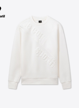 乐卡克法国公鸡男子圆领卫衣套头衫上衣L241MCNA2017