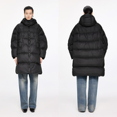 JNBY 江南布衣中长款 连帽羽绒服女5OAC14290