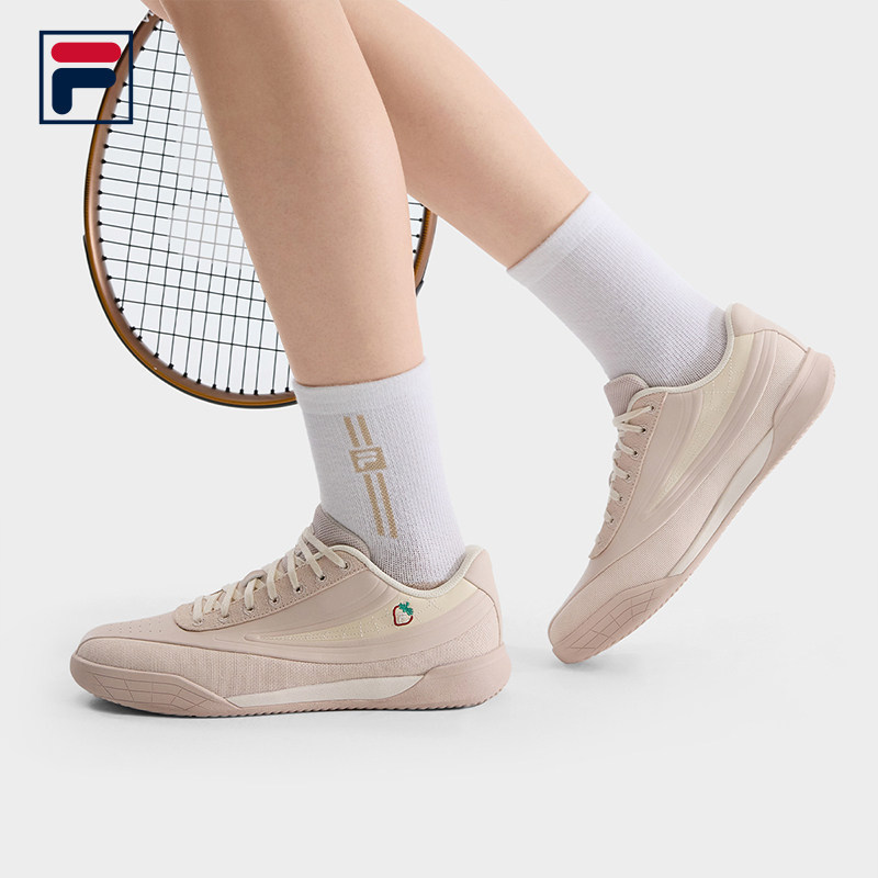 FILA 斐乐官方女鞋TIFO CLOUD网球鞋板鞋秋季新款户外A12W631004F