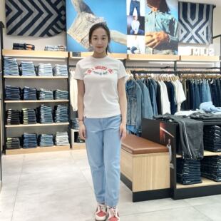 A5893 s李维斯午夜蓝牌24女士复古牛仔裤 Levi 0003 商场同款