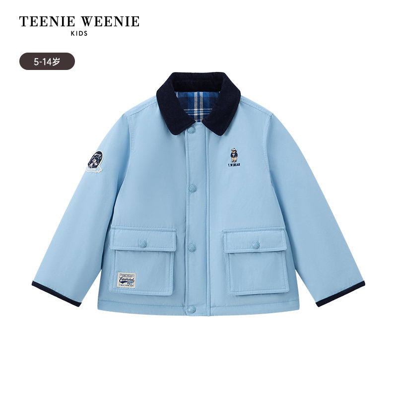 TeenieWeenie Kids小熊童装 男童 翻领棉服外套