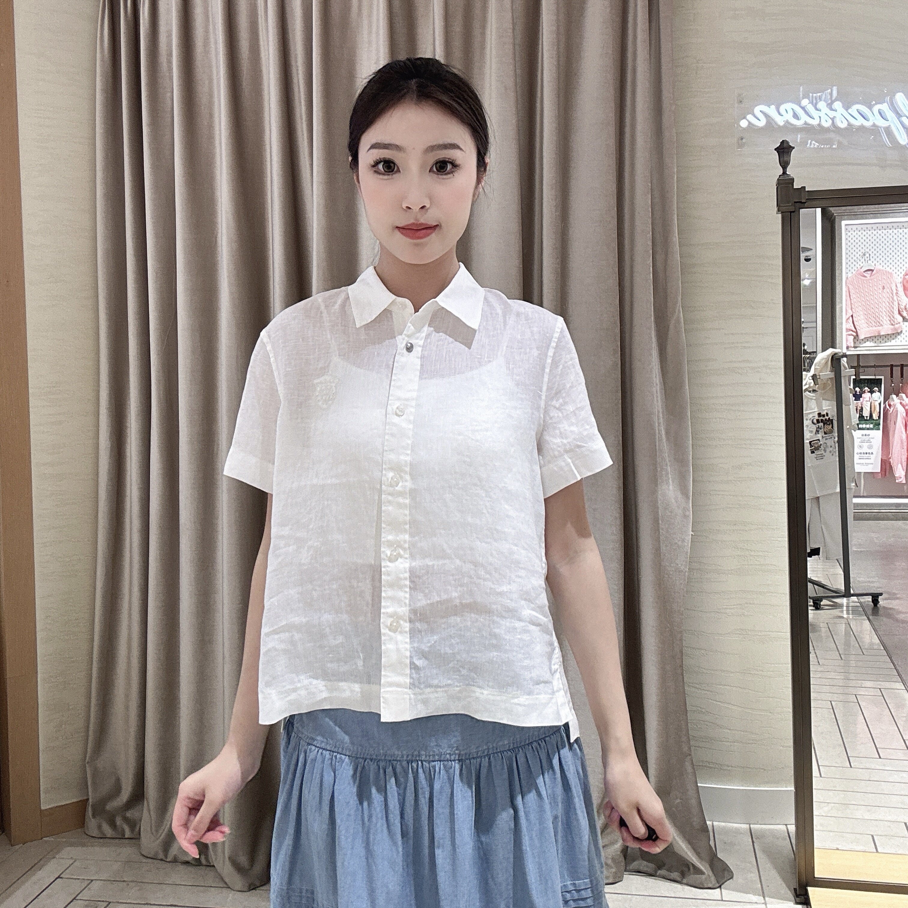 Teenie Weenie女士舒适休闲衬衫TTYW2624W6A