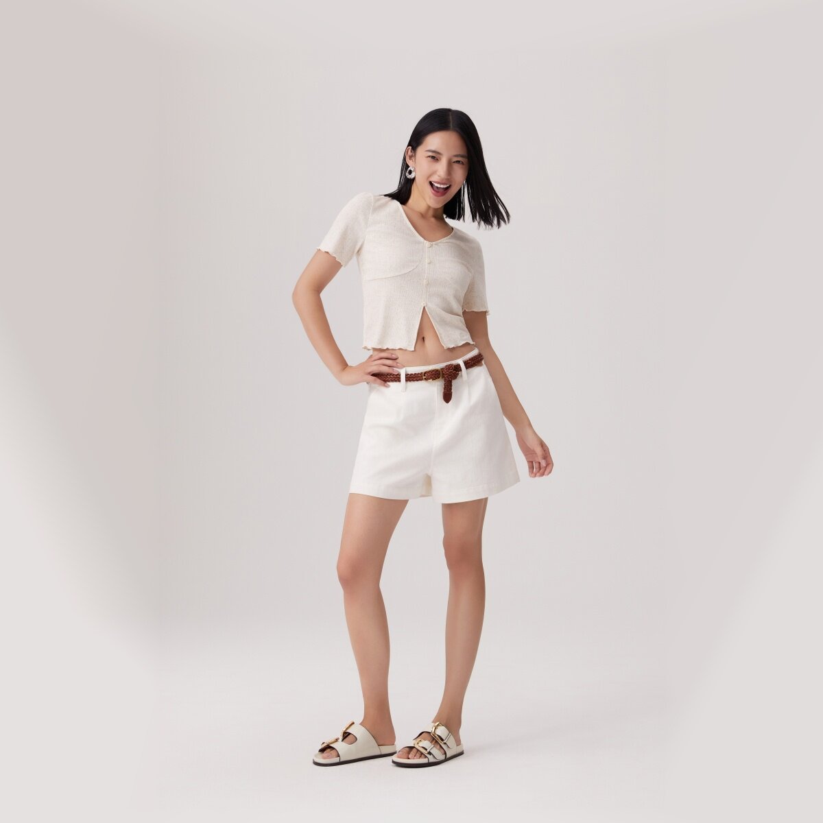 Levi's李维斯25年春夏女士美式牛仔热裤003LG-0000