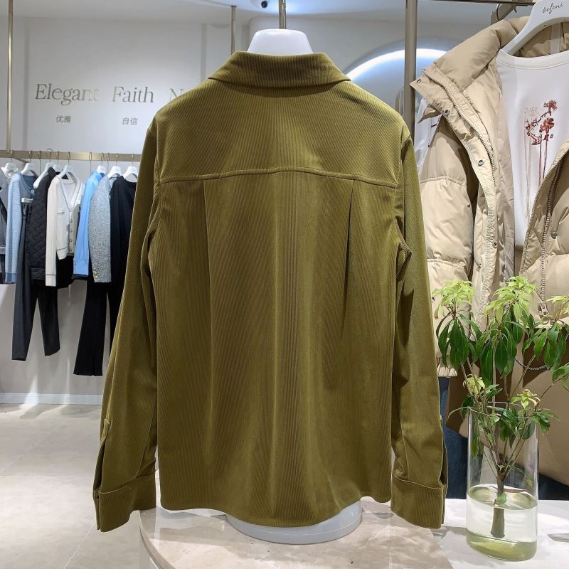 伊芙丽 女士翻领简约时尚衬衫1DA323691