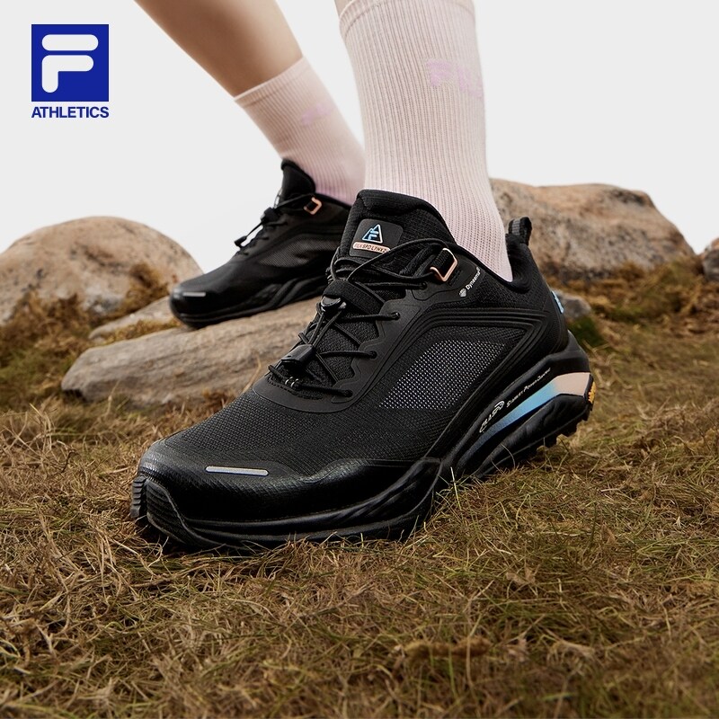 FILA 斐乐女鞋户外越野跑步鞋秋季山猫鞋2+轻便运动鞋A12W431203F