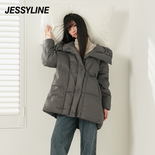 杰茜莱 羽绒服女 外套 jessyline