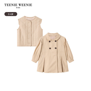 TeenieWeenie Kids小熊童装女宝宝一衣三穿风衣外套
