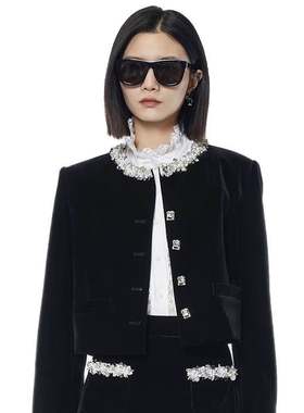 MOFAN丝绒质感千金风外套MBW551121