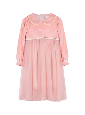 simba&nana/辛巴娜娜秋季女童时尚简约连衣裙G1LQ13101