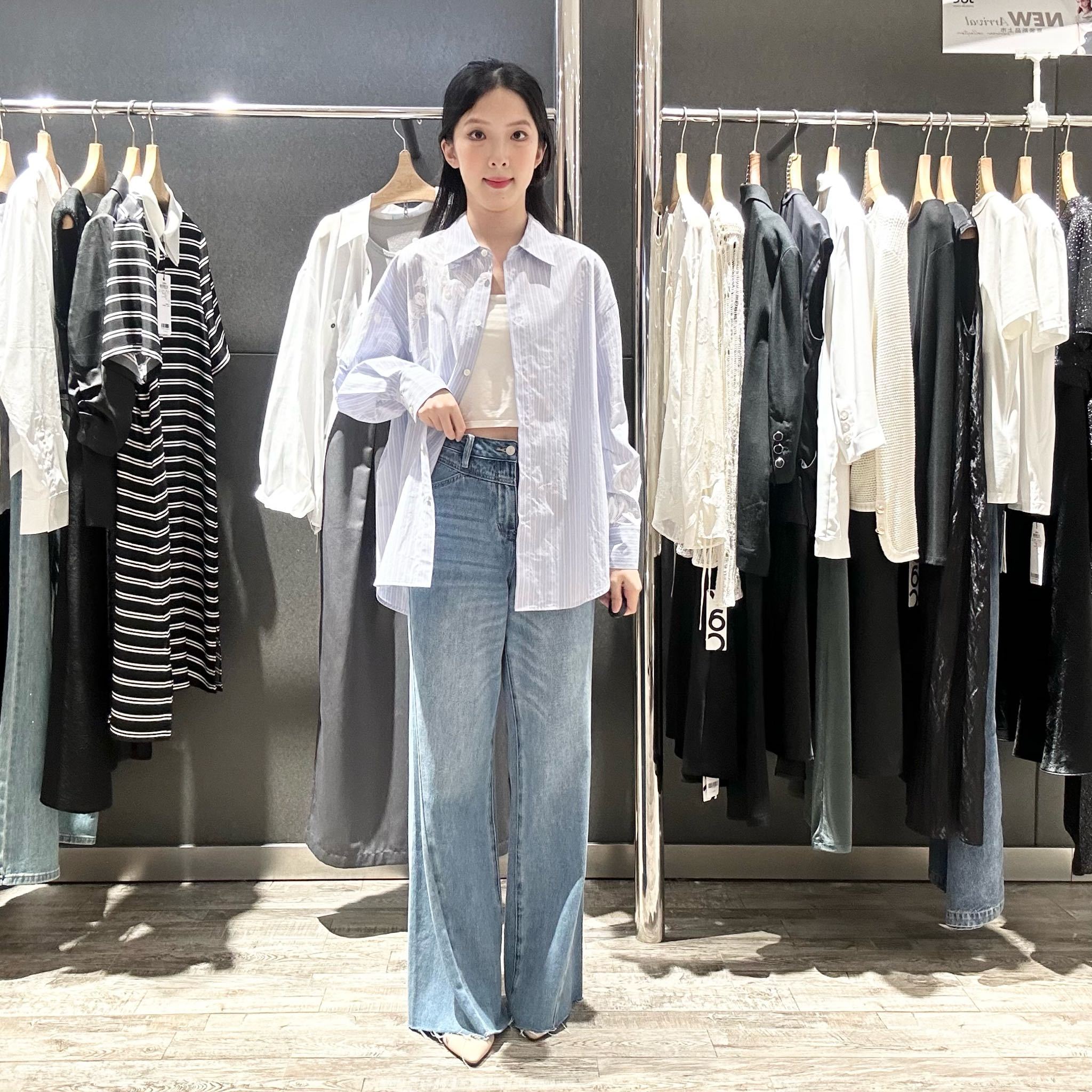 JAC BY JACQUELINE CONOIR女士时尚宽松牛仔裤 AF7150051图片