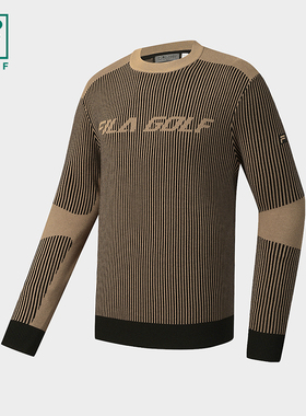 许龙一同款FILA斐乐男2025冬季新高尔夫运动套头毛衣A11M545403F