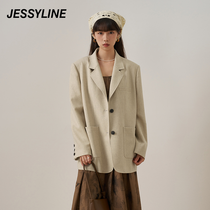 jessyline秋季杰茜莱小西装女外套潮 431107019