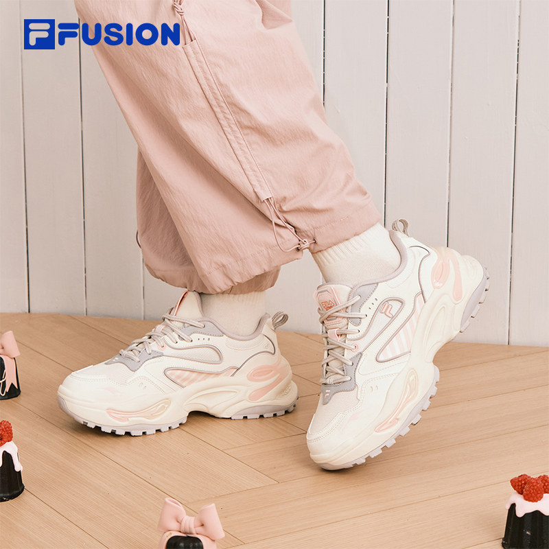 软糖鞋|FILA FUSION斐乐休闲鞋2026春季老爹鞋T12W611007F
