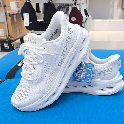 SKECHERS斯凯奇2025MAX CUSHIONING GLIDE-STEP跑步鞋129400-WSL