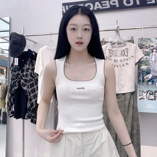 PEACEBIRD/太平鸟女士简约米色4欧版线背心A3EFF3P06