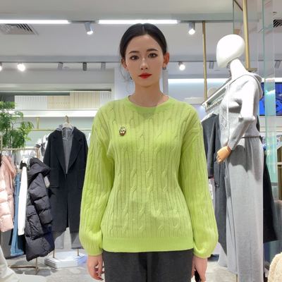 SEIFINI/诗凡黎女士甜美圆领针织衫毛衫3F2130211