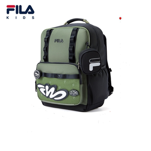 FILA斐乐儿童书包2025年冬季新款男女童蝶翼减负双肩包K18B541105