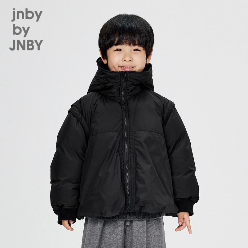 江南布衣童装短款羽绒服花瓣下摆保暖可爱冬男女童儿童1O0C10400