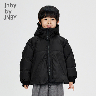 江南布衣童装 羽绒服花瓣下摆保暖可爱冬男女童儿童1O0C10400 短款