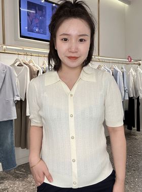 SEIFINI/诗凡黎女士时尚简约短袖针织衫3F4230971