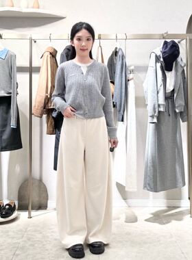 伊芙丽女士简约时尚裤子1GA151413