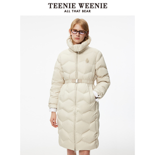 TeenieWeenie小熊女装 简约羽绒服TTJD244V01W 时尚