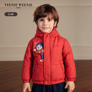 TeenieWeenie Kids小熊童装25新年男宝国风拜年T0JP251106A