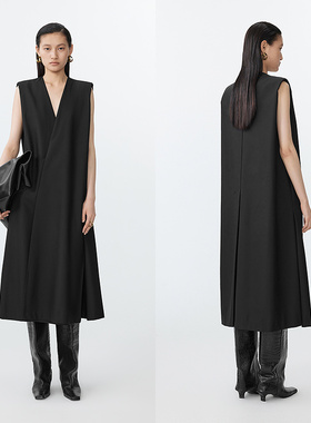 JNBY/江南布衣连衣裙无袖圆领A型5P5G10740