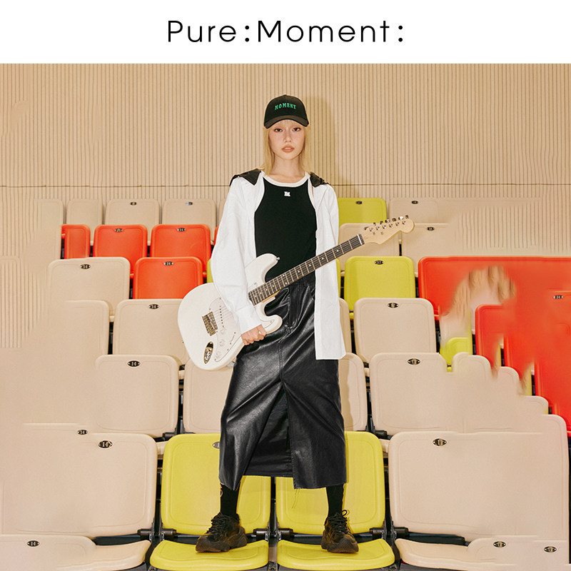 小麦檬Pure:Moment:23秋纯棉宽松版连帽夹克外套女4E8211471Q图片