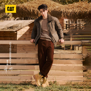 【翟子路同款】CAT卡特24男女同款工装靴高帮大黄靴P51085N3BDC25