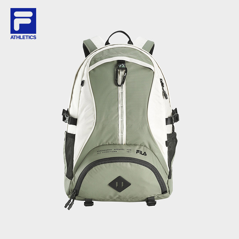 FILA 斐乐官方女包背包户外运动双肩包大容量电脑包A13W447162F